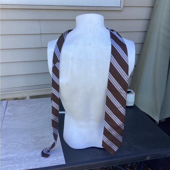 Goth y2k indie normcore gorpcore fisherman Men silk tie hart Schaffner Marx - Picture 1 of 3